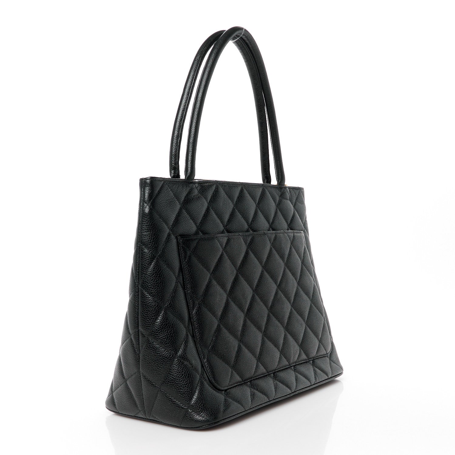 Chanel Caviar Quilted Medallion Tote Black 3 of 11