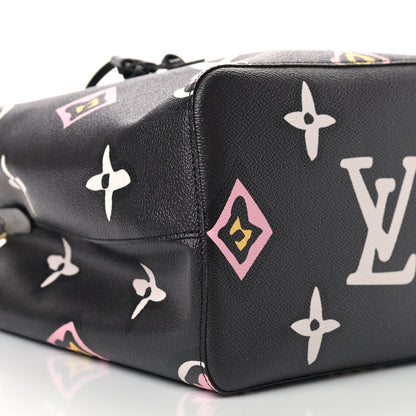 Louis Vuitton Monogram Giant Wild At Heart Neonoe MM Black 8 of 9