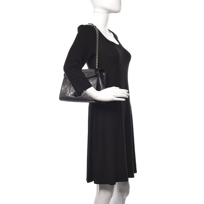 Gucci Shine Guccissima Medium Emily Chain Shoulder Bag Melanzana 2 of 14