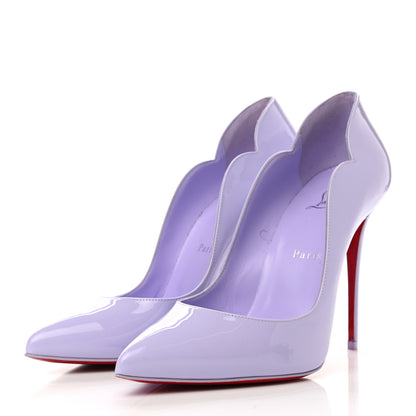 Christian Louboutin Patent Hot Chick 100 Pumps 39 Lilac Smoke 3 of 9