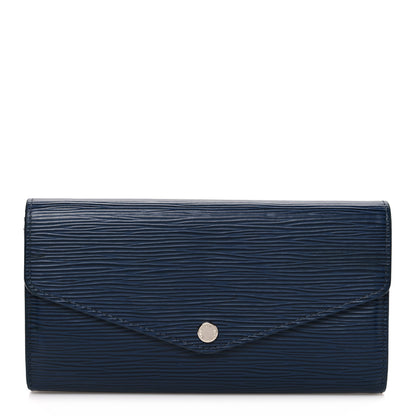 Louis Vuitton Epi Sarah Wallet NM Indigo 1 of 8