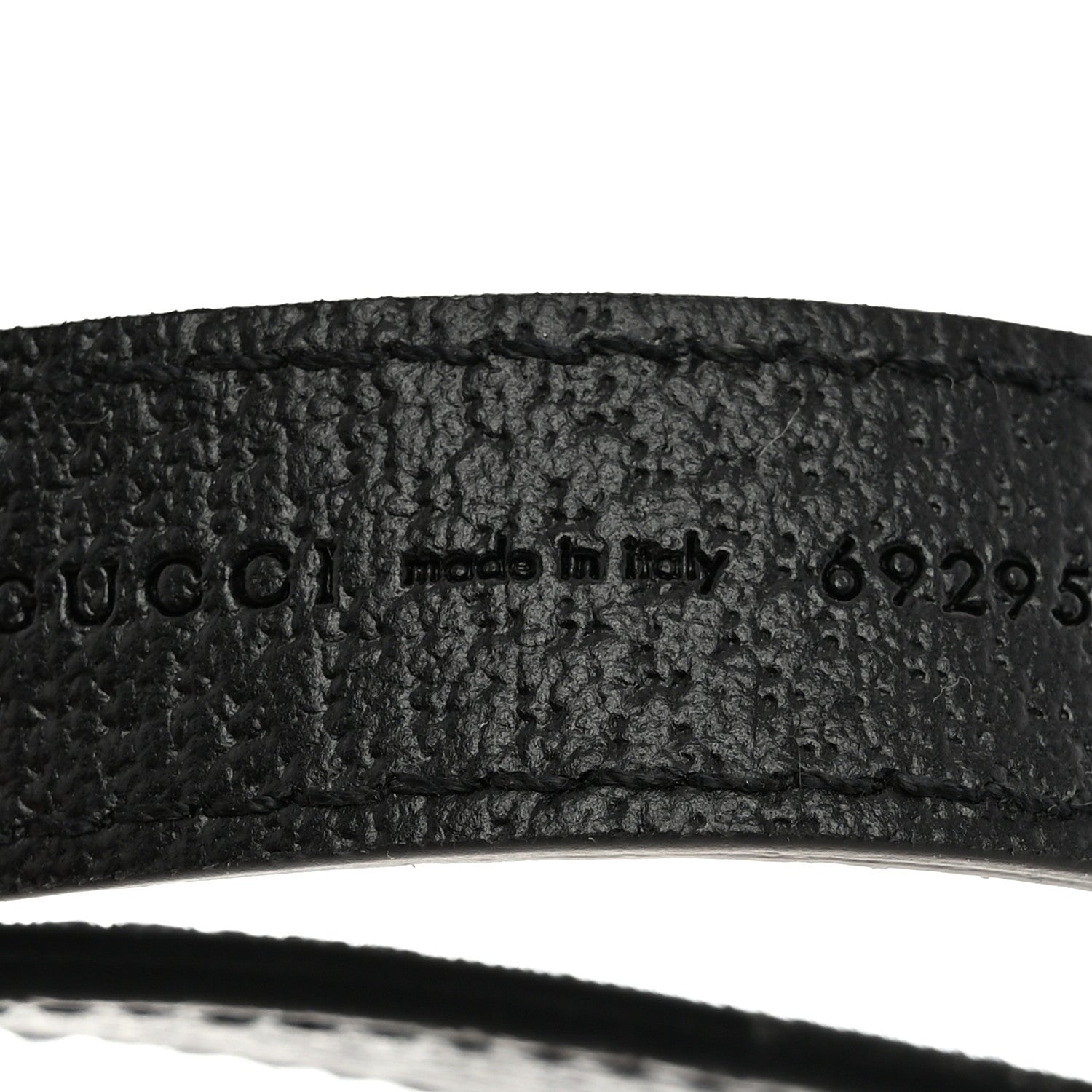 Gucci Calfskin Chain Pet Leash Black Gold 5 of 6