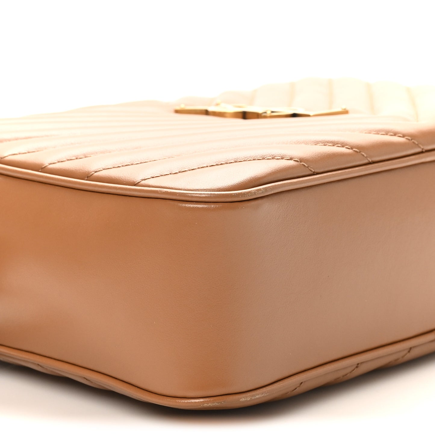 Calfskin Matelasse Monogram Lou Camera Bag Cinnamon