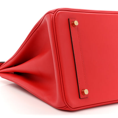 Hermes Swift Birkin 35 Rouge de Coeur 8 of 12