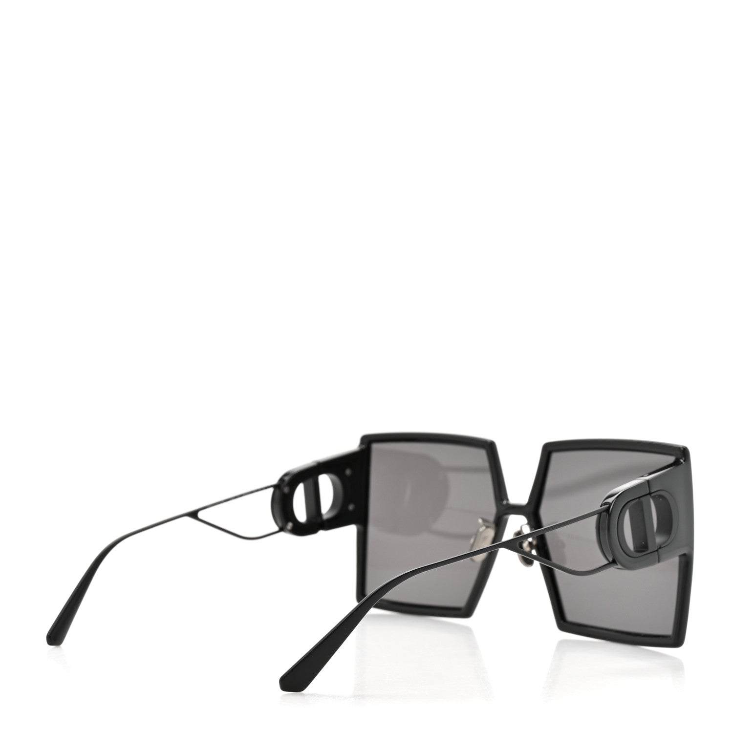 Christian Dior Acetate Monochrome Square 30 Montaigne SU Sunglasses Black Black 4 of 9