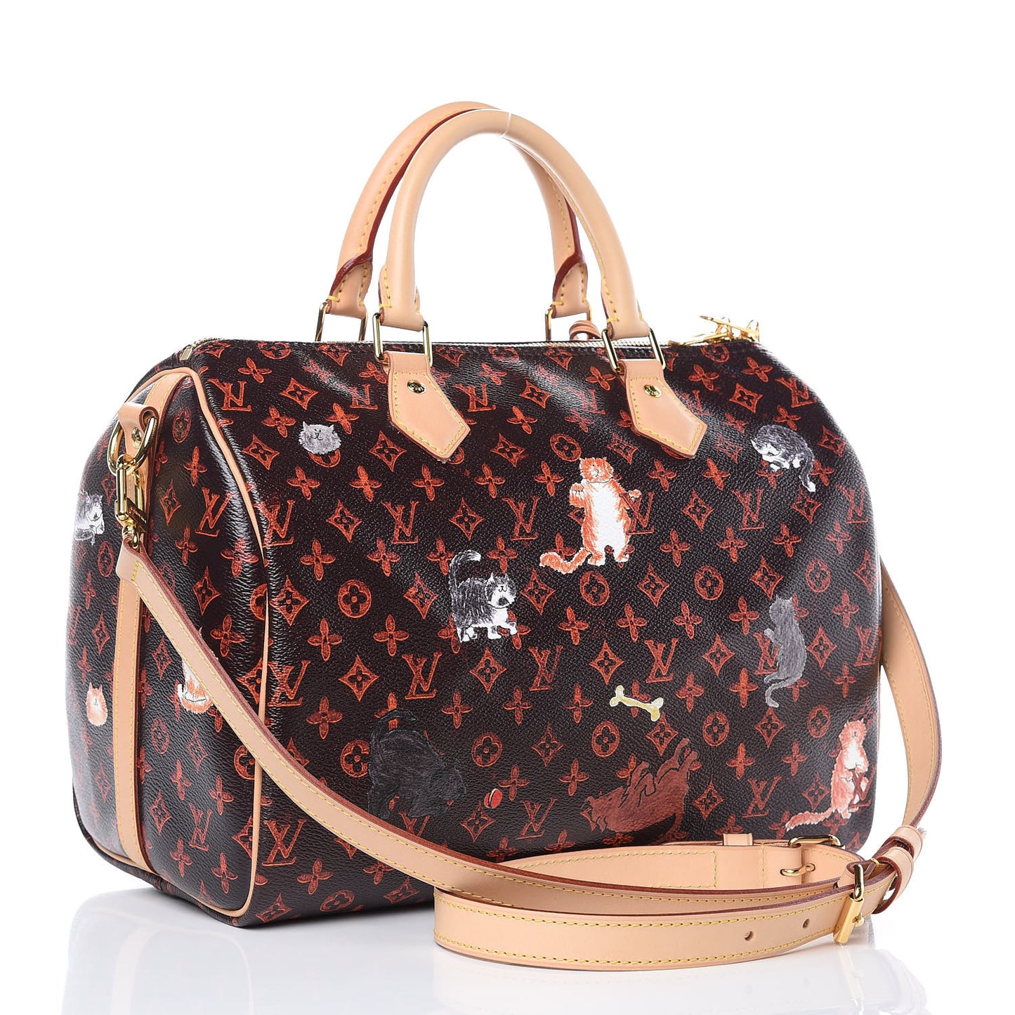 Catogram Speedy Bandouliere 30 Marron
