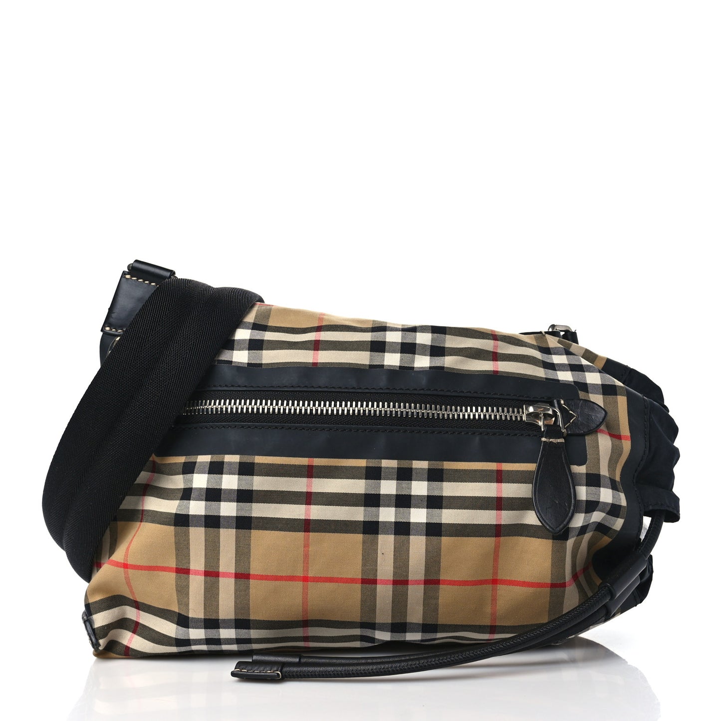 Vintage Check Small Sailing Duffle Sling Bag Beige