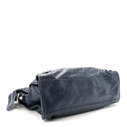 Balenciaga Agneau Giant 12 Silver Hardware City Bleu Obscur 4 of 10