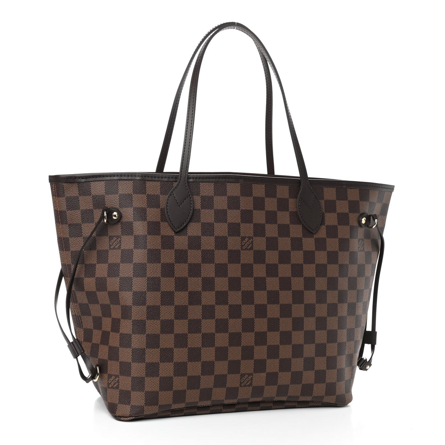 Damier Ebene Neo Neverfull MM Rose Ballerine