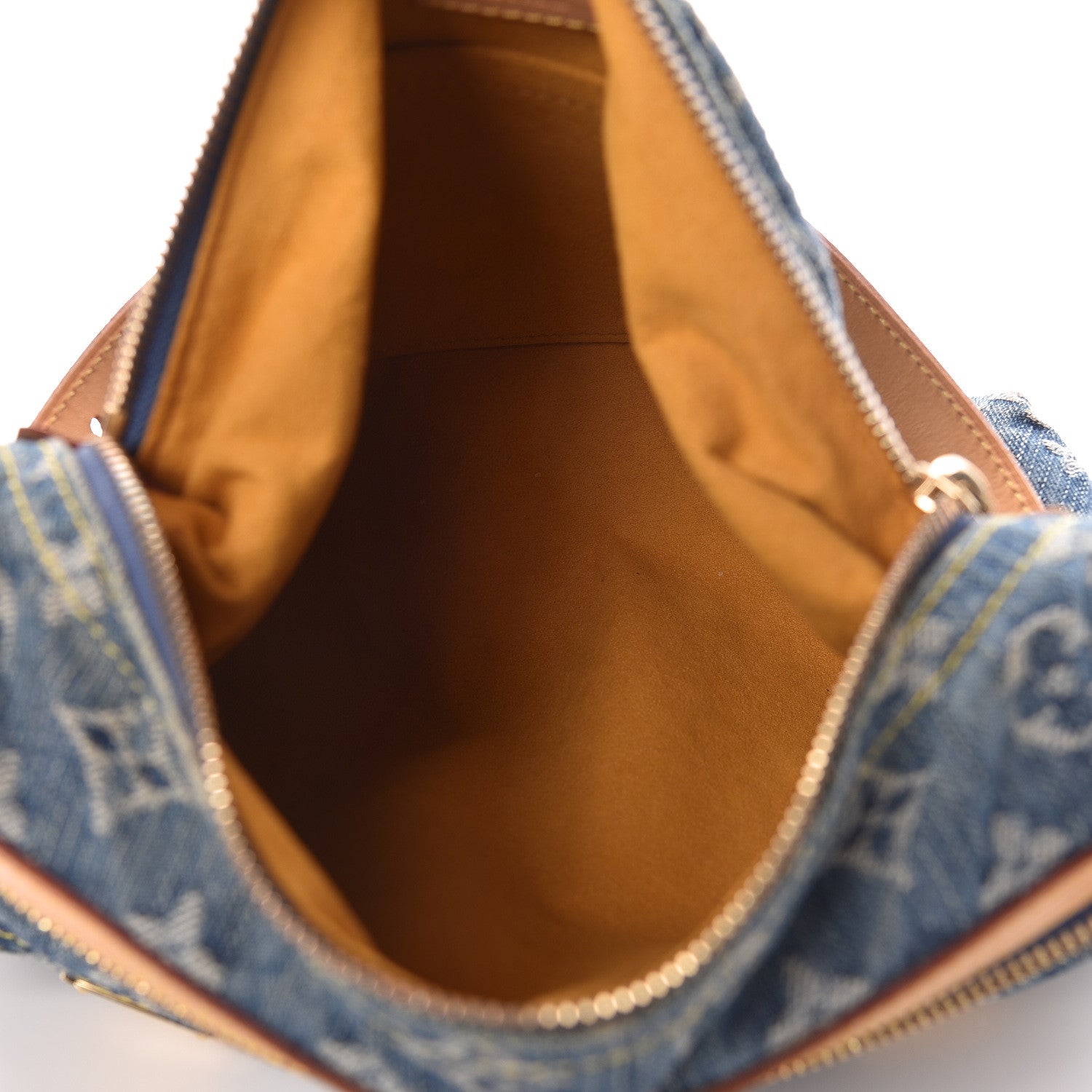 Louis Vuitton Monogram Denim Baggy PM Blue 6 of 12