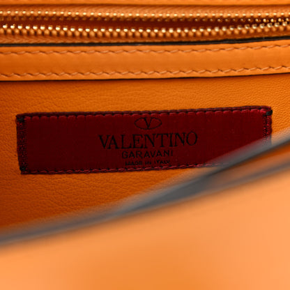Valentino Garavani Vitello B-Rockstud Flap Mandarin Sorbet 6 of 11