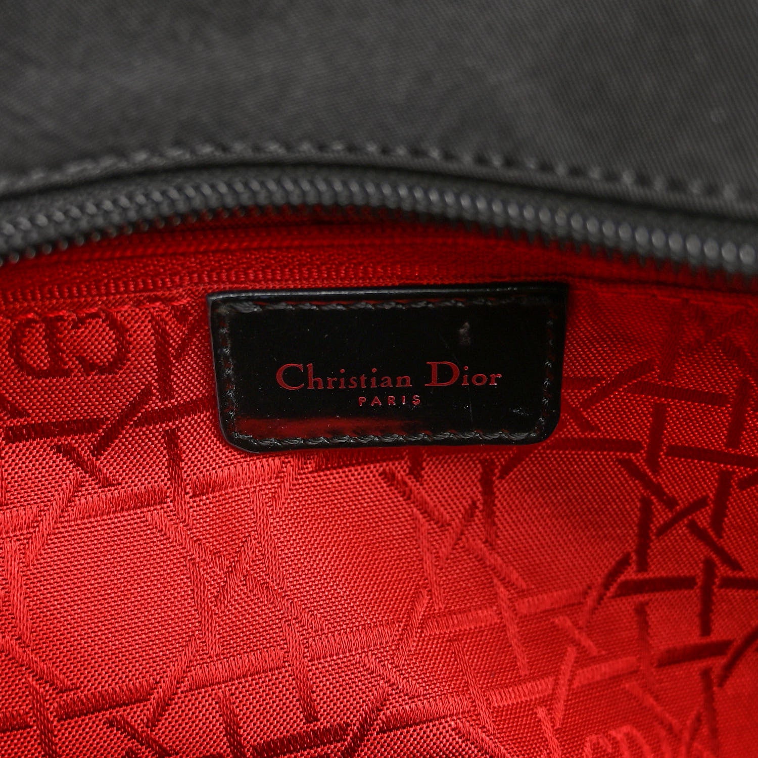 Christian Dior Nylon Cannage Medium Lady Dior Black 6 of 10