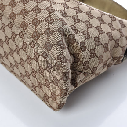 Gucci Monogram Medium Horsebit Chain Hobo Dark Brown 11 of 13