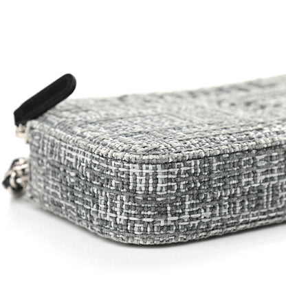 Chanel Canvas Small Deauville Clutch With Chain Charcoal 10 of 12