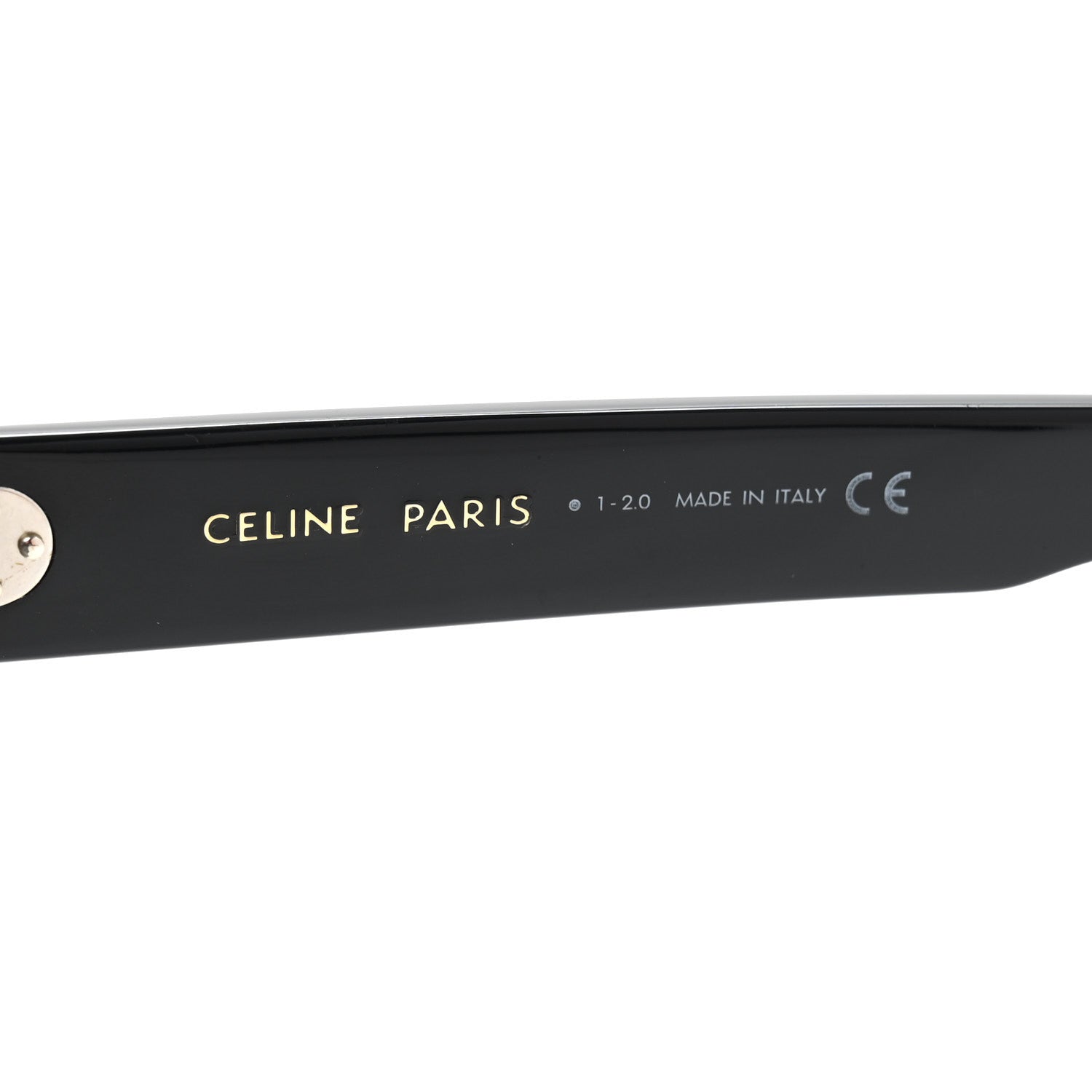Celine Acetate Square Sunglasses CL401301 Black 5 of 9