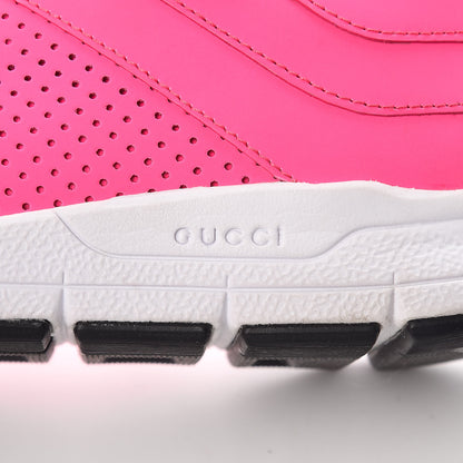 Gucci Calfskin Sneakers 37 Neon Pink 11 of 13
