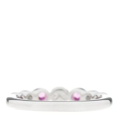 Tiffany Platinum Diamond Pink Sapphire Jazz Ring 50 5.5 3 of 6