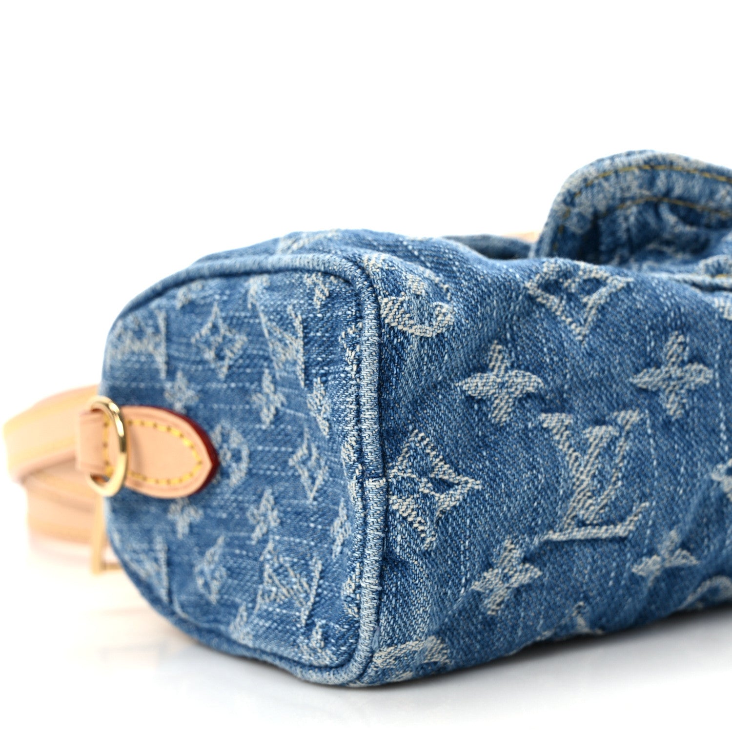Louis Vuitton Monogram Denim Nano Speedy Blue 7 of 9