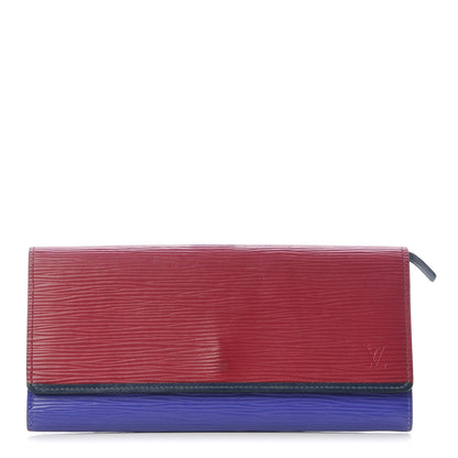 Louis Vuitton Epi Flore Tri-Color Wallet Fuchsia 1 of 7
