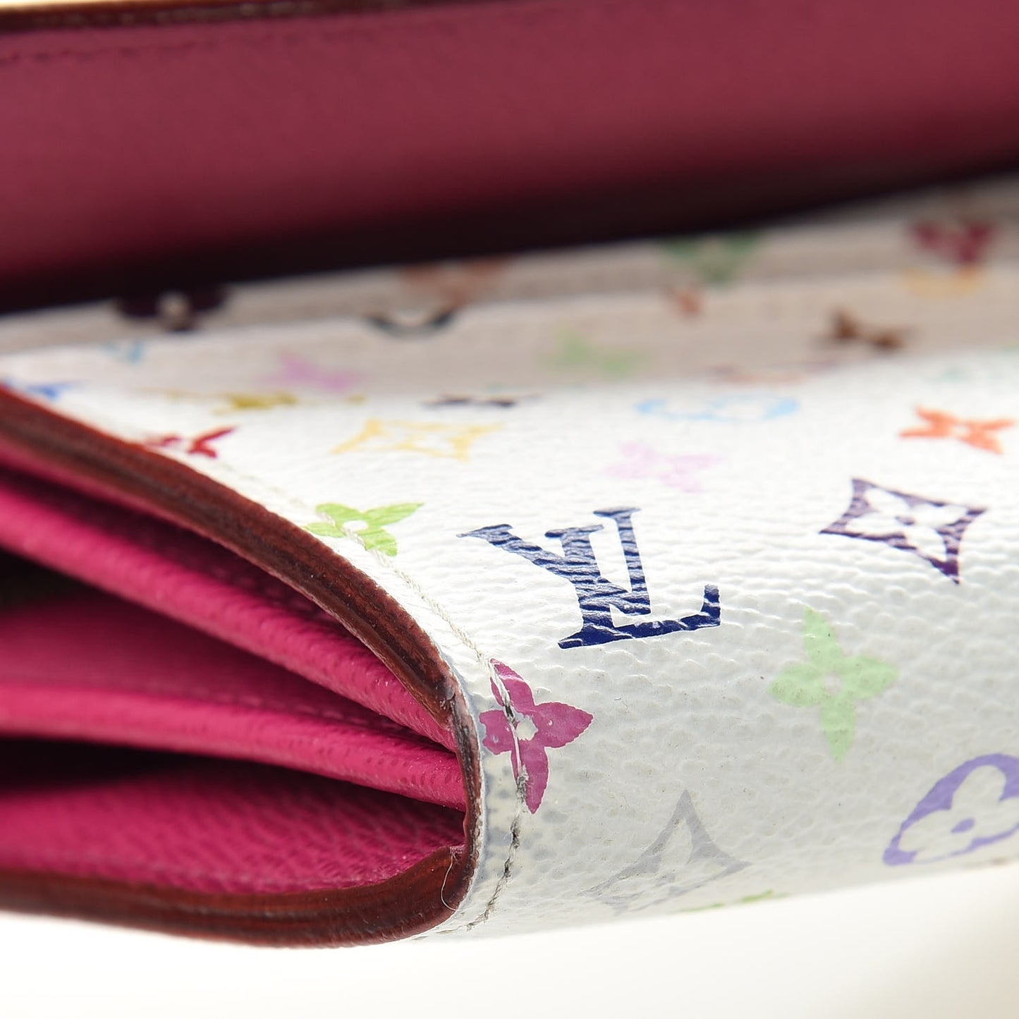 Monogram Multicolor Sarah Wallet White Eglantine