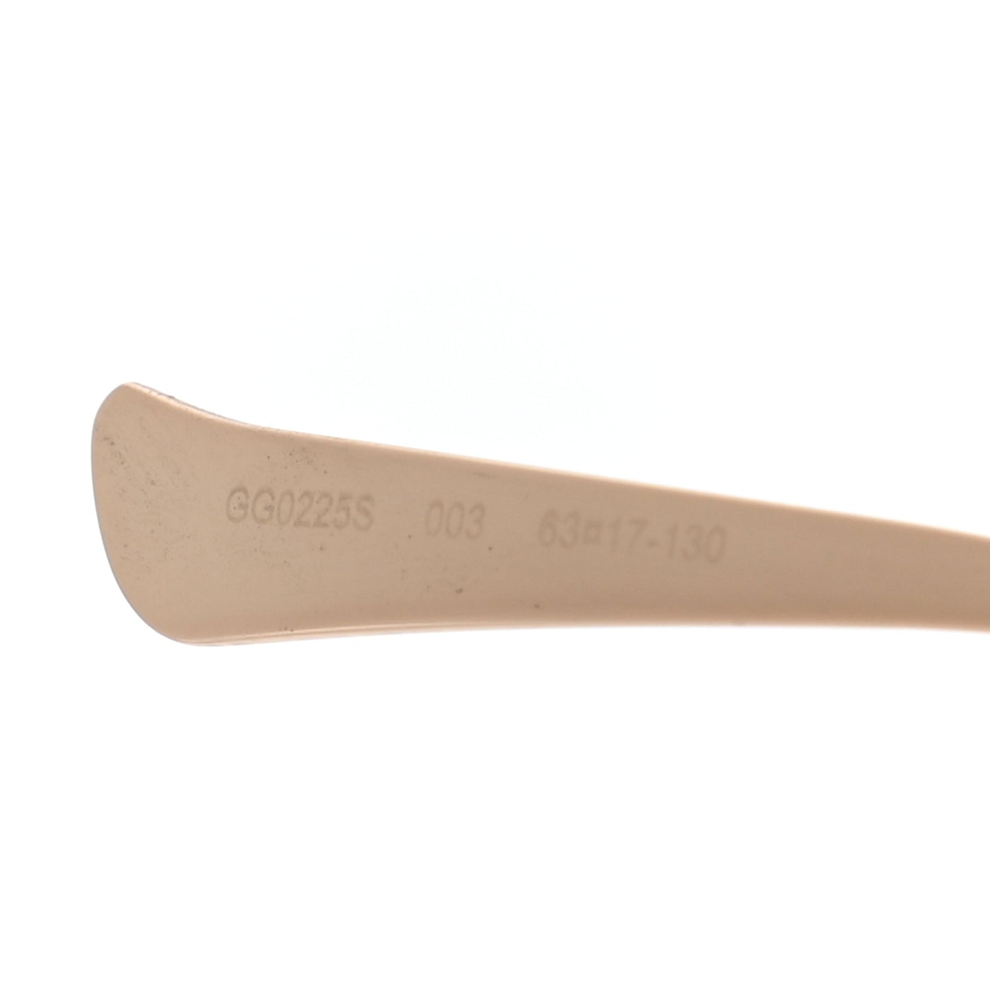 Metal Oversized Round Frame GG0225S Sunglasses Gold