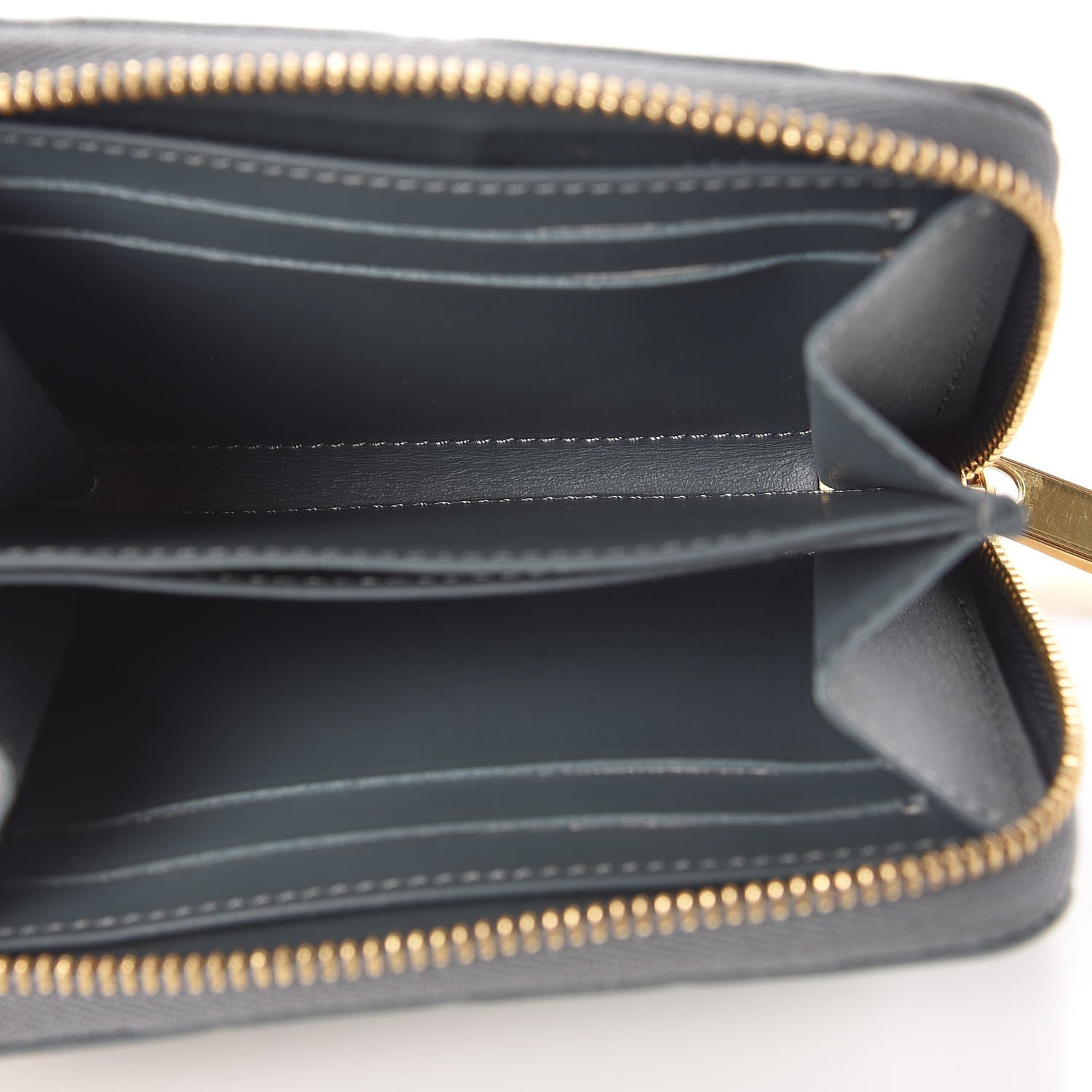 Louis Vuitton Vernis Zippy Coin Purse Wallet Grey Givre 5 of 7