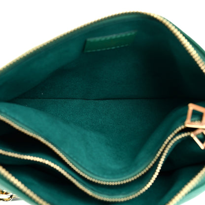 Louis Vuitton Lambskin Embossed Monogram Coussin BB Emeraude 6 of 11