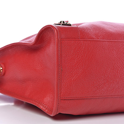 Balenciaga Chevre Gold Metallic Edge Hardware City Rouge Grenade 9 of 10
