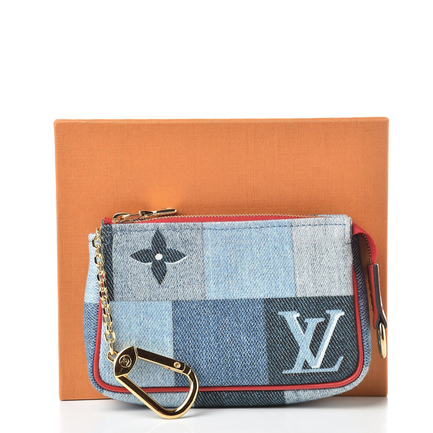 Louis Vuitton Denim Micro Pochette Accessories Denim Rouge 8 of 8
