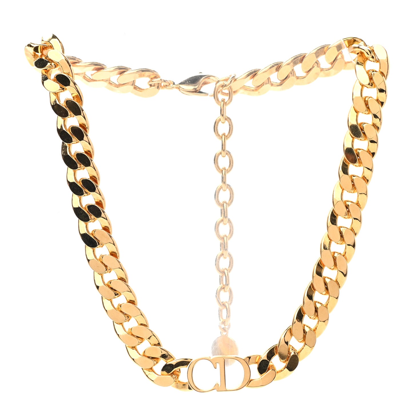 Metal Danseuse Etoile Chain Choker Necklace Gold