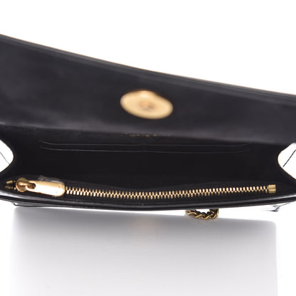 Christian Dior Patent Studded Diorama Wallet on Chain Pouch Black 5 of 10