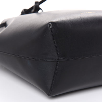 Mansur Gavriel Calfskin Mini Bucket Bag Black Gold 9 of 16