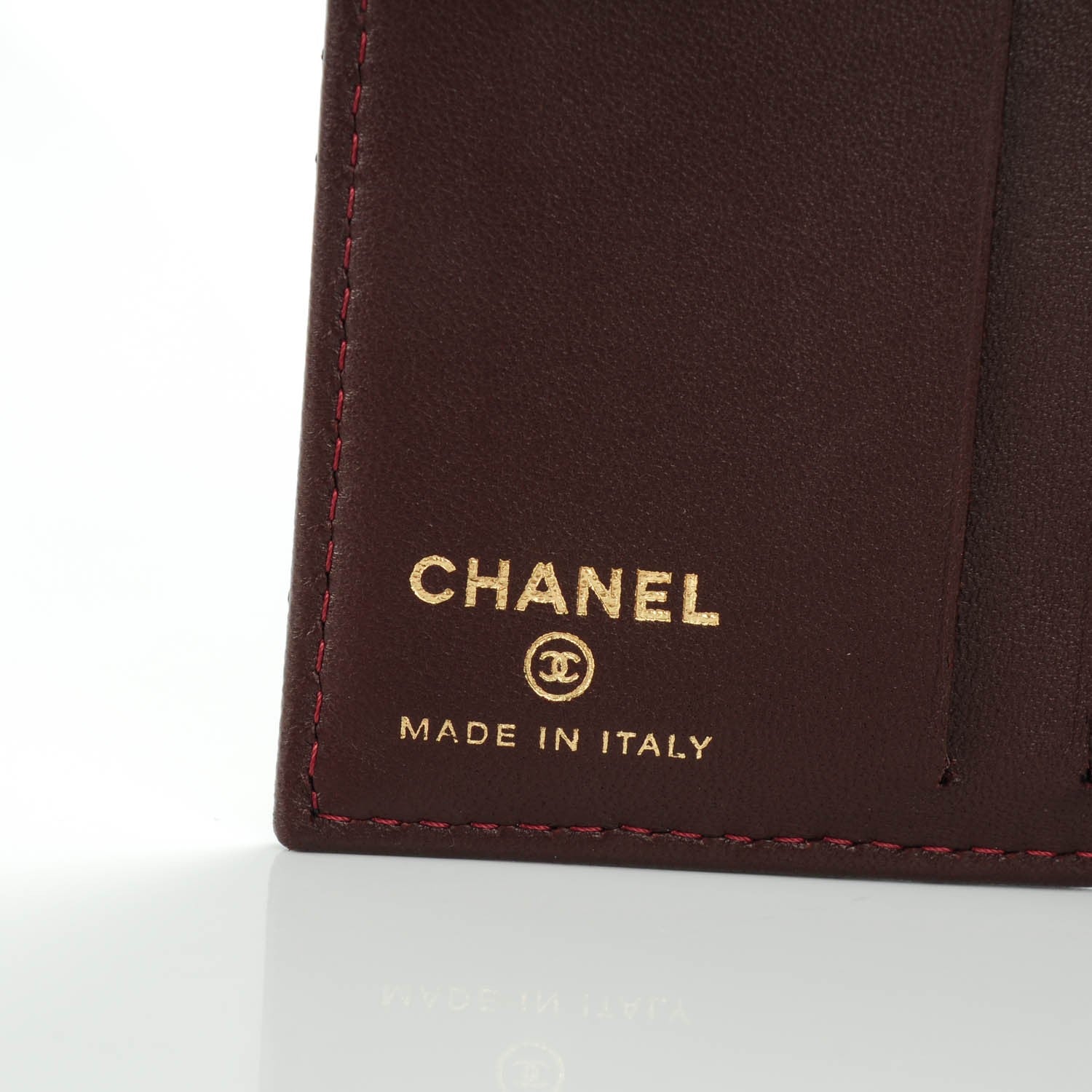 Chanel Lambskin Quilted Card Holder Wallet Black 6 of 7