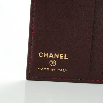 Chanel Lambskin Quilted Card Holder Wallet Black 6 of 7