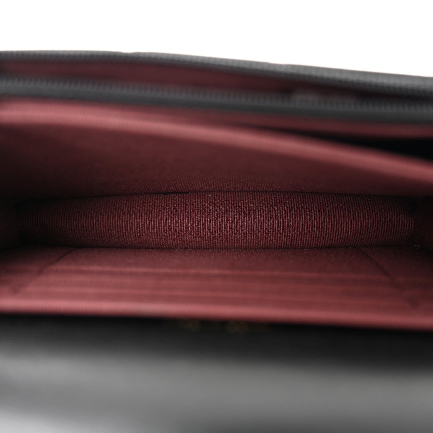 Aged Calfskin Quilted Mini Reissue Wallet On Chain WOC Black