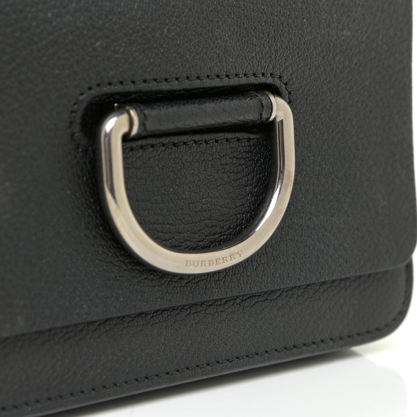 Goatskin Mini D-Ring Bag Black
