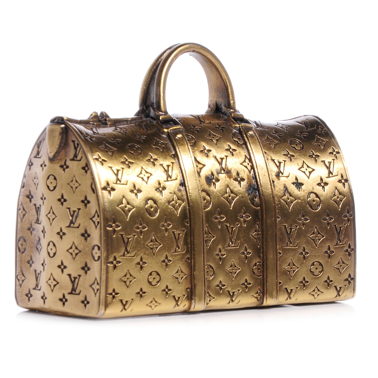 Antique Brass Keepall Paperweight
