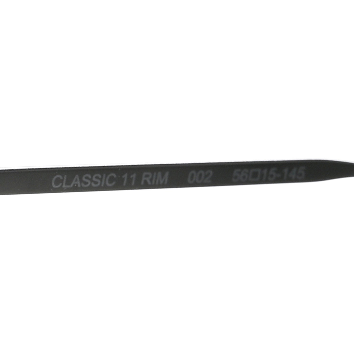 Metal Aviator Classic 11 Rim Sunglasses Black