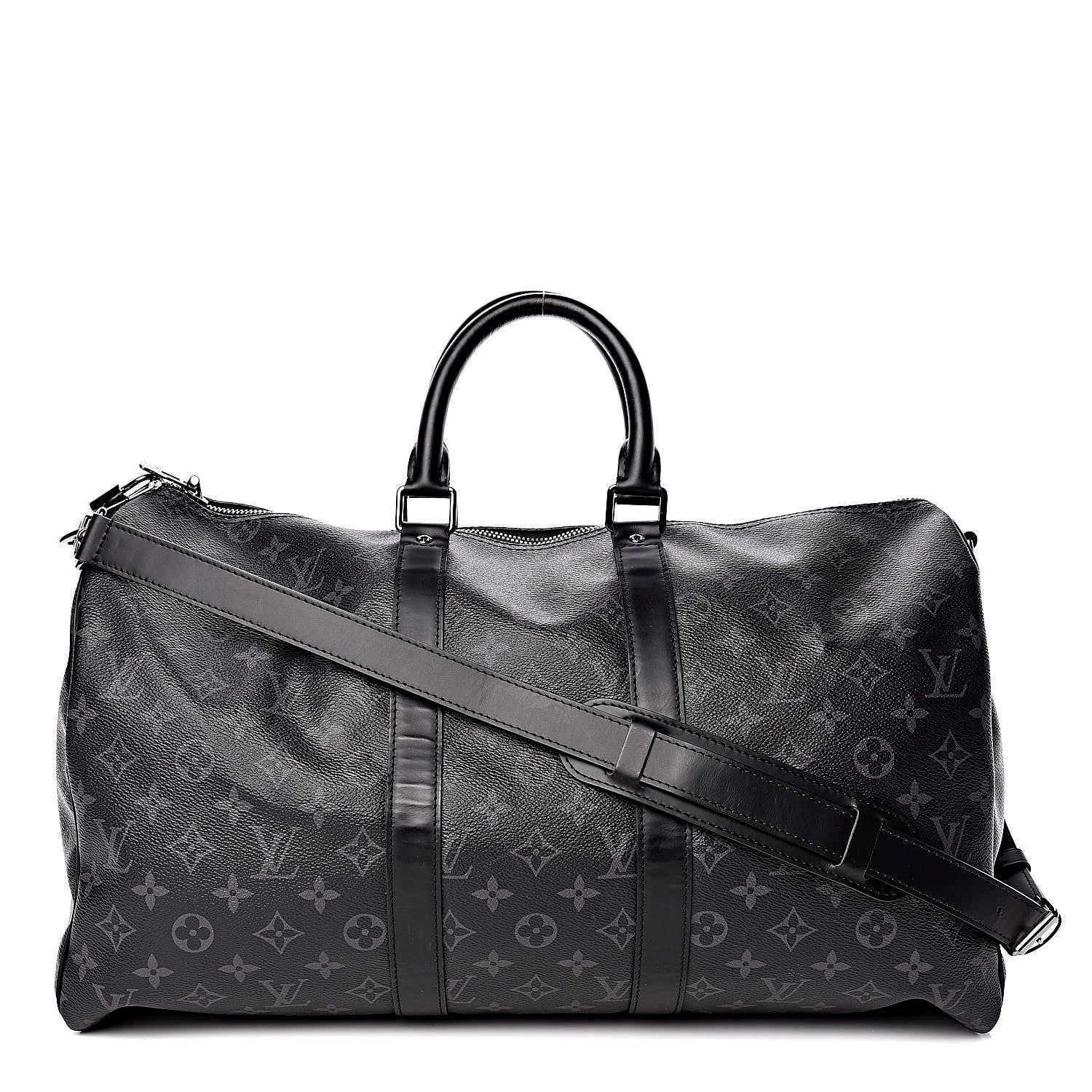 Louis Vuitton Monogram Eclipse Keepall Bandouliere 45 1 of 16