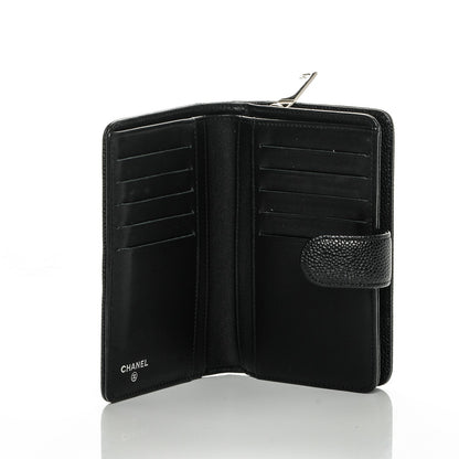 Chanel Caviar Timeless CC Zipped Pocket Wallet Black 5 of 8
