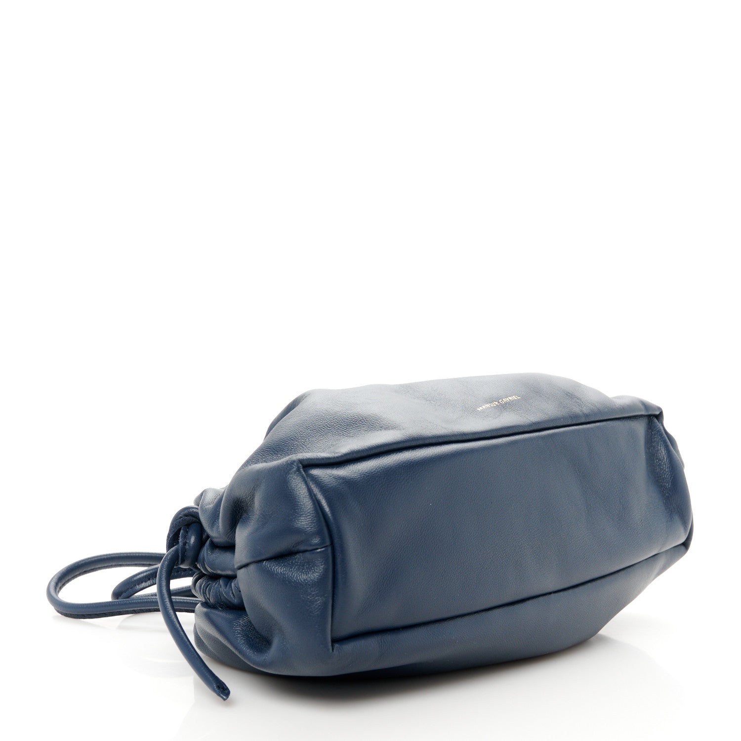 Mansur Gavriel Lambskin Mini Cloud Clutch  Blue 4 of 10