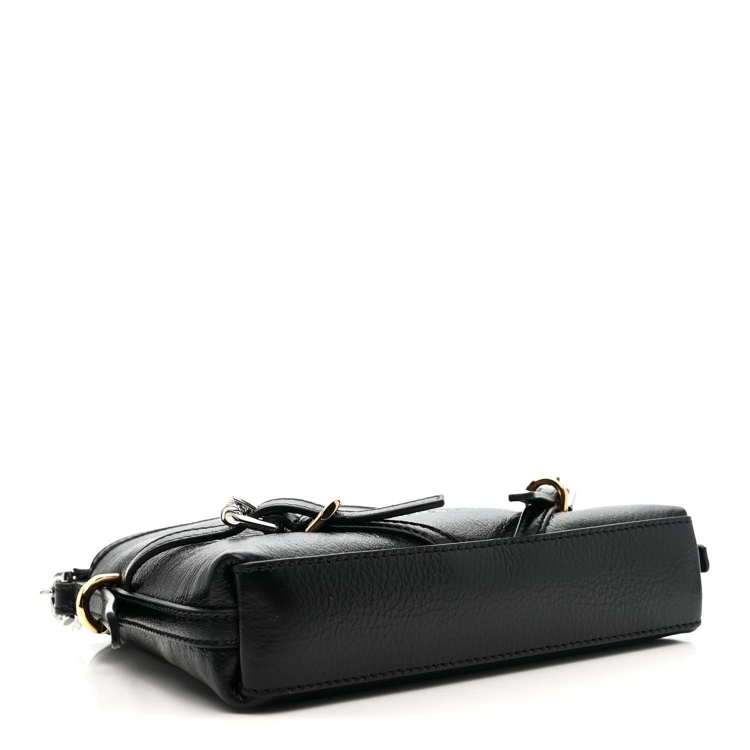 Givenchy Tumbled Calfskin Nano Voyou Bag Black 4 of 10