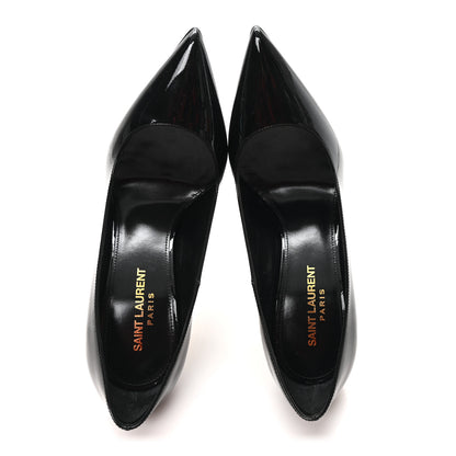 Saint Laurent Patent Opyum 110 Pumps 36.5 Black Gold 2 of 9