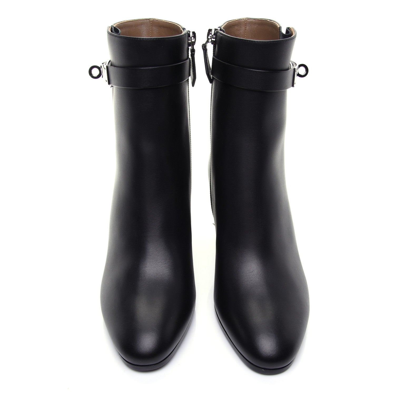 Hermes Calfskin Saint Germain Ankle Boots 37 Black 8 of 13