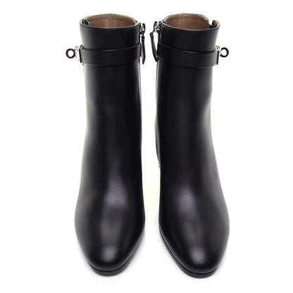 Hermes Calfskin Saint Germain Ankle Boots 37 Black 8 of 13