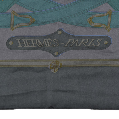 Hermes Silk Cavalcadour Wash Shawl 140 2 of 3