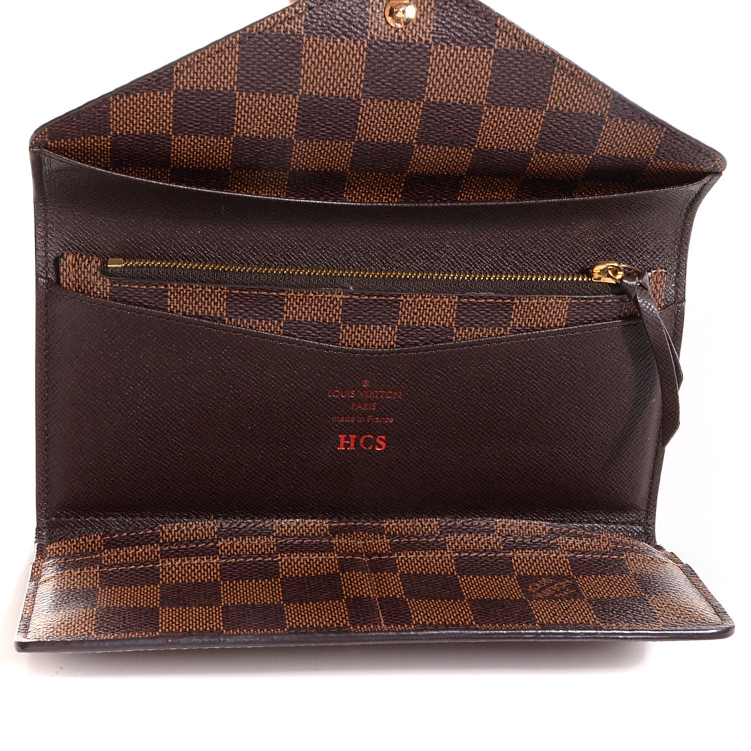 Louis Vuitton LOUIS VIUITTON Damier Ebene Josephine Wallet 6 of 8