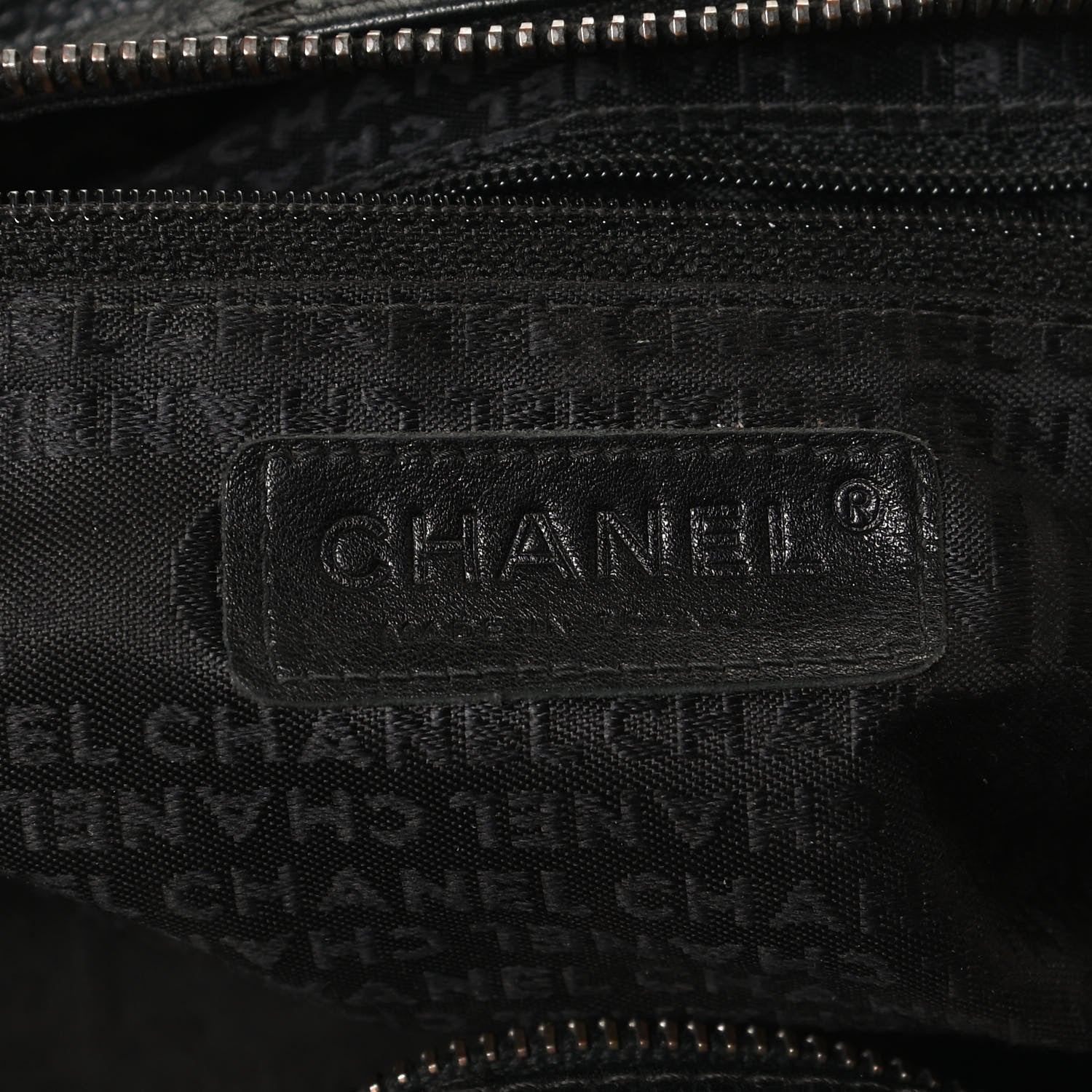 Chanel Caviar Square Stitched Tote Black 5 of 14
