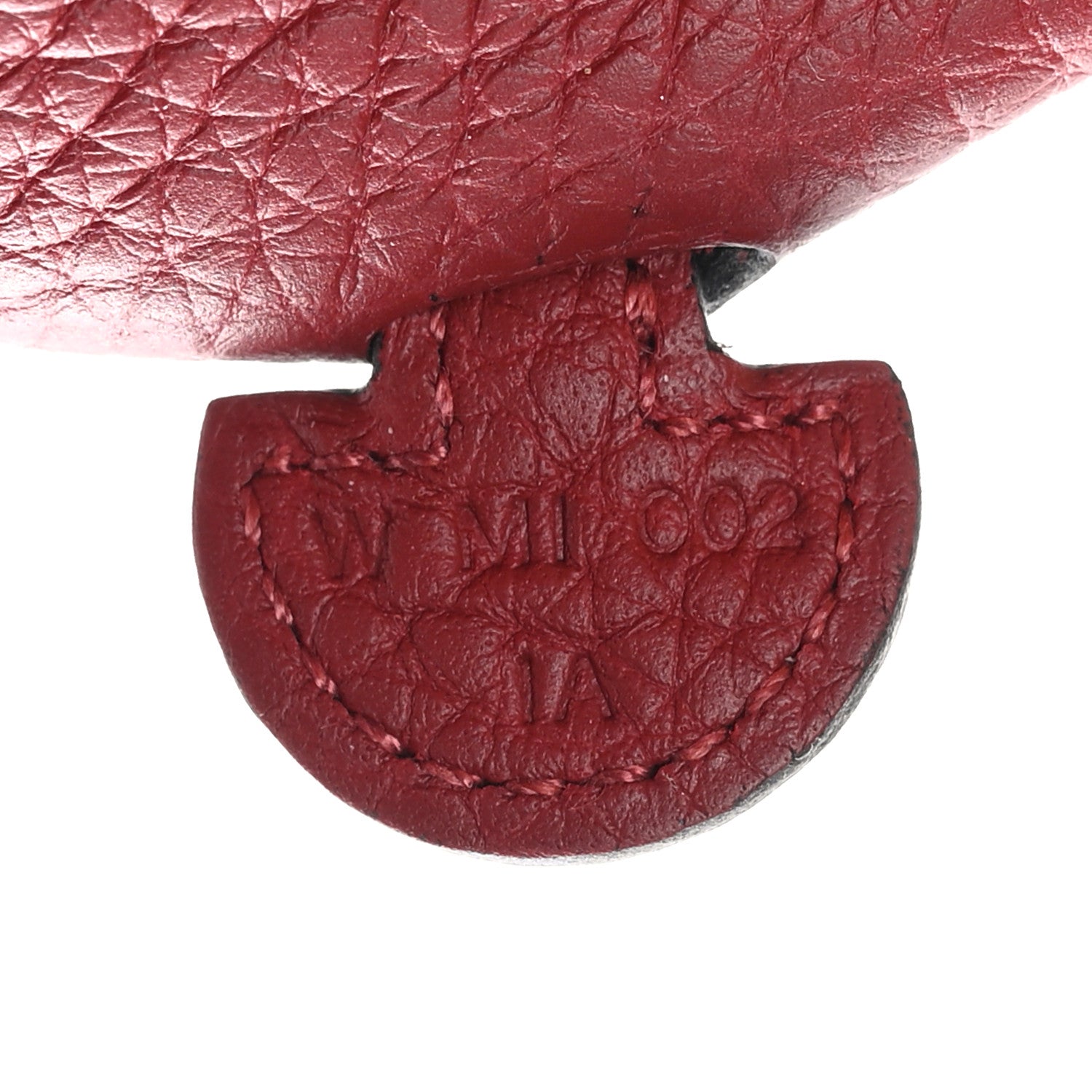 Hermes Taurillon Clemence Amazone Evelyne TPM Rouge H 6 of 11