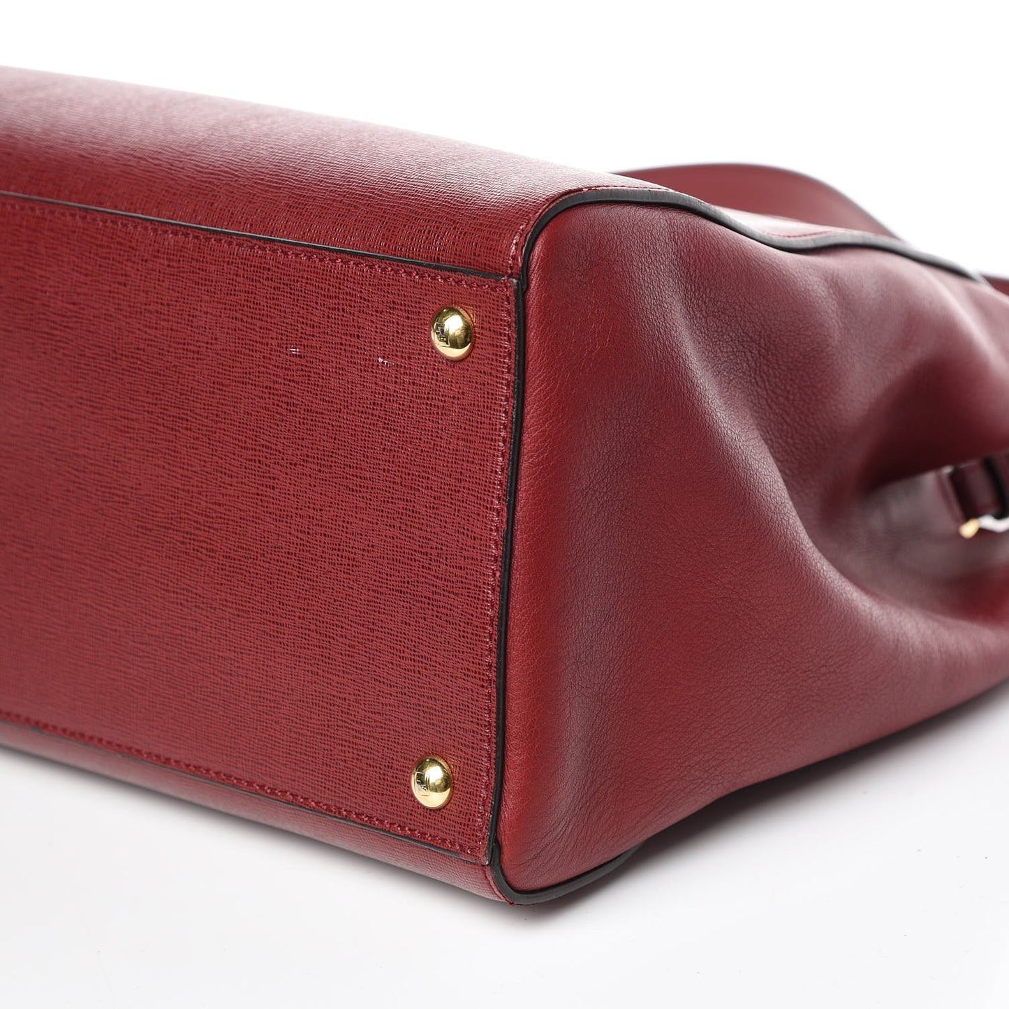 Vitello Elite Regular 2Jours Tote Rosso Scuro Ciliegia